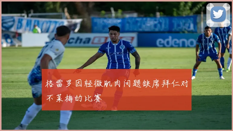 格雷罗因轻微肌肉问题缺席拜仁对不莱梅的比赛